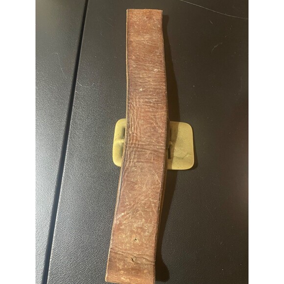 Vintage Great Western Railroad GWR Birmingham Station Master- Brass Belt Buckle - Picture 3 of 6